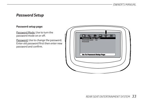 Toyota Rear Entertainment System - Pz462-00207-00 - Rear Entertainment System - English - mode d'emploi