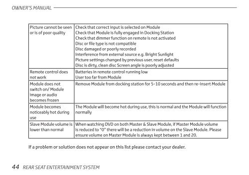 Toyota Rear Entertainment System - Pz462-00207-00 - Rear Entertainment System - English - mode d'emploi