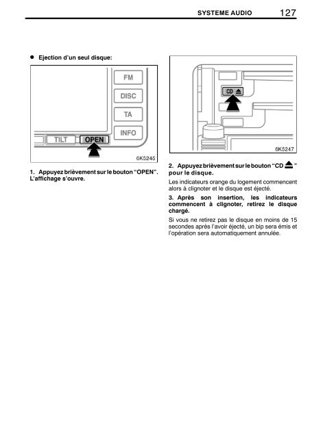 Toyota TNS700 French - PZ420-00332-FR - TNS700 French - mode d'emploi