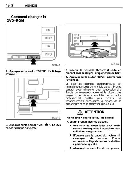 Toyota TNS700 French - PZ420-00332-FR - TNS700 French - mode d'emploi