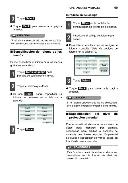 Toyota TNS410 - PZ420-E0333-ES - TNS410 - mode d'emploi