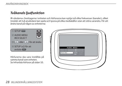 Toyota Rear Entertainment System - PZ462-00207-00 - Rear Entertainment System - Swedish - mode d'emploi