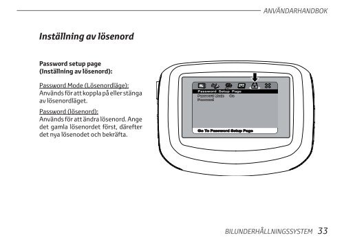 Toyota Rear Entertainment System - PZ462-00207-00 - Rear Entertainment System - Swedish - mode d'emploi