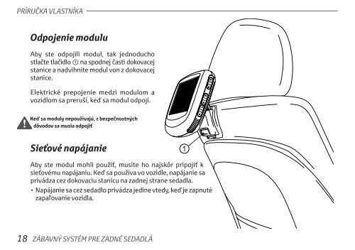 Toyota Rear Entertainment System - PZ462-00207-00 - Rear Entertainment System - Slovak - mode d'emploi