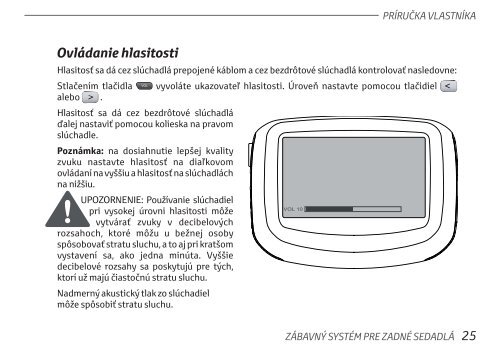 Toyota Rear Entertainment System - PZ462-00207-00 - Rear Entertainment System - Slovak - mode d'emploi