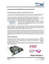 Company Profile of FlexDSL Telecommunications AG