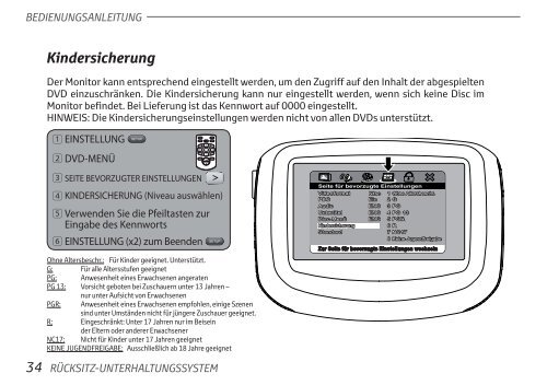 Toyota Rear Entertainment System - PZ462-00207-00 - Rear Entertainment System - German - mode d'emploi