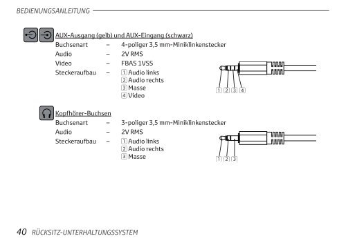 Toyota Rear Entertainment System - PZ462-00207-00 - Rear Entertainment System - German - mode d'emploi