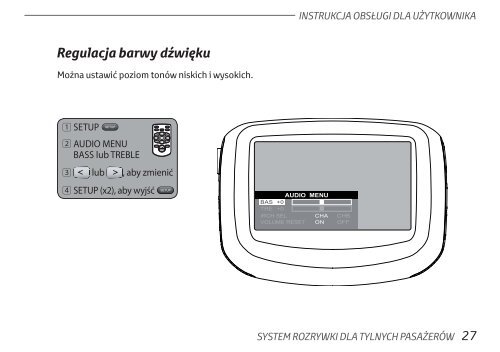 Toyota Rear Entertainment System - PZ462-00207-00 - Rear Entertainment System - Polish - mode d'emploi