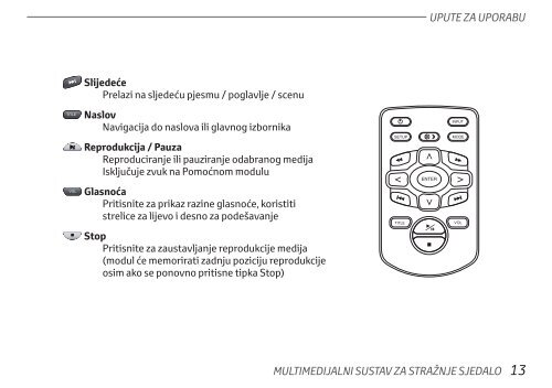 Toyota Rear Entertainment System - PZ462-00207-00 - Rear Entertainment System - Croatian - mode d'emploi