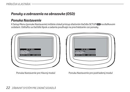 Toyota Rear Entertainment System - PZ462-00207-00 - Rear Entertainment System - Slovak - mode d'emploi