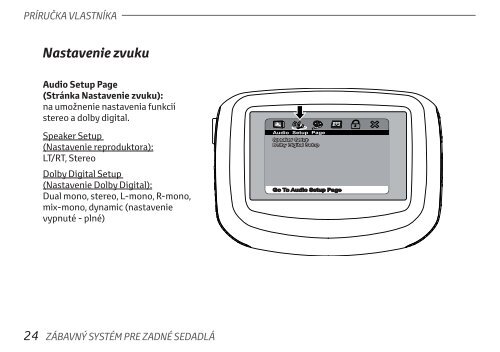 Toyota Rear Entertainment System - PZ462-00207-00 - Rear Entertainment System - Slovak - mode d'emploi