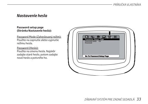 Toyota Rear Entertainment System - PZ462-00207-00 - Rear Entertainment System - Slovak - mode d'emploi