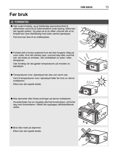 Toyota TNS410 - PZ420-E0333-NO - TNS410 - mode d'emploi