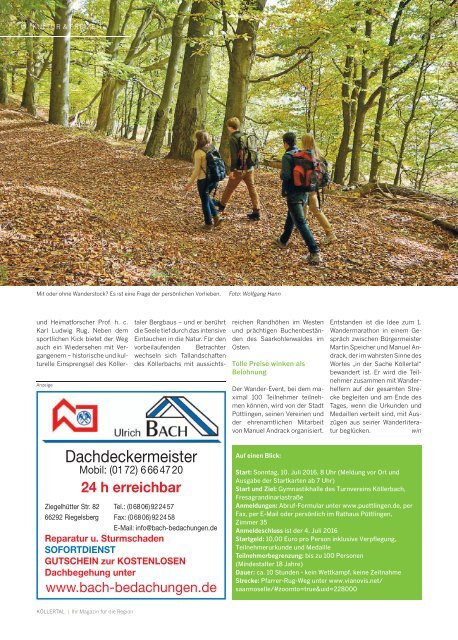 Gemeindemagazin Köllertal 01|2016
