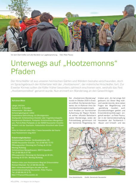 Gemeindemagazin Köllertal 01|2016