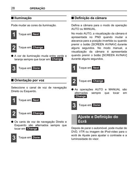 Toyota TNS410 - PZ420-E0333-PT - TNS410 - mode d'emploi