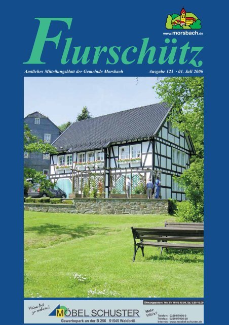 123. Ausgabe vom 01.07.2006 - Gemeinde Morsbach