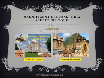 Magnificent Central India Sculpture Tour - HolidayKeys.co.uk