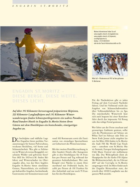 Graubünden Exclusiv – Winter 2015/2016