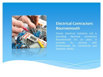 Electrical Contractors Bournemouth