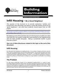 Infill Housing - Be a Good Neighbour - City of Burnaby