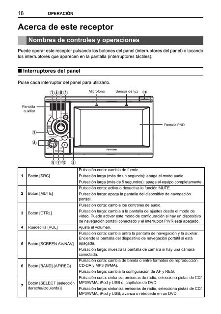 Toyota TNS410 - PZ420-E0333-ES - TNS410 - mode d'emploi