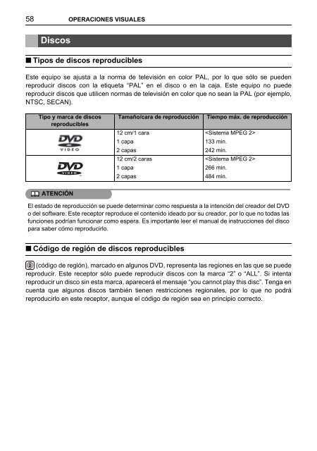 Toyota TNS410 - PZ420-E0333-ES - TNS410 - mode d'emploi