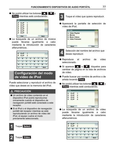 Toyota TNS410 - PZ420-E0333-ES - TNS410 - mode d'emploi