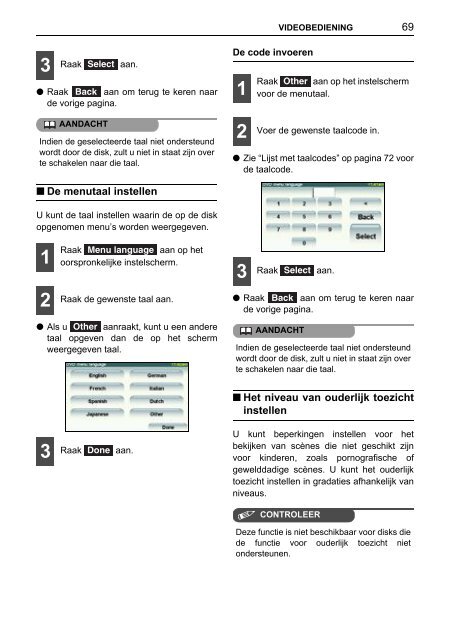 Toyota TNS410 - PZ420-E0333-NL - TNS410 - mode d'emploi