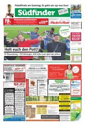 Südfinder | Extra-Ausgabe zum Pokalfinale