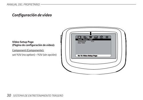 Toyota Rear Entertainment System - PZ462-00207-00 - Rear Entertainment System - Spanish - mode d'emploi