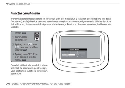 Toyota Rear Entertainment System - PZ462-00207-00 - Rear Entertainment System - Romanian - mode d'emploi