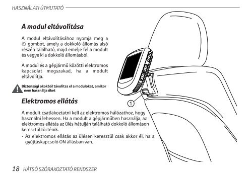 Toyota Rear Entertainment System - PZ462-00207-00 - Rear Entertainment System - Hungarian - mode d'emploi