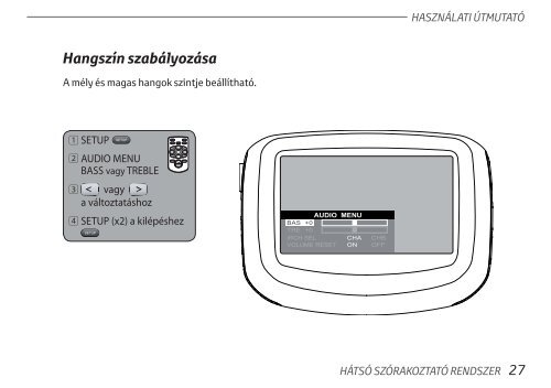 Toyota Rear Entertainment System - PZ462-00207-00 - Rear Entertainment System - Hungarian - mode d'emploi