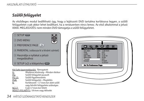 Toyota Rear Entertainment System - PZ462-00207-00 - Rear Entertainment System - Hungarian - mode d'emploi