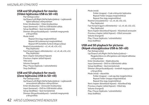 Toyota Rear Entertainment System - PZ462-00207-00 - Rear Entertainment System - Hungarian - mode d'emploi