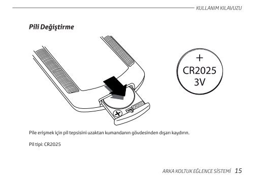 Toyota Rear Entertainment System - PZ462-00207-00 - Rear Entertainment System - Turkish - mode d'emploi