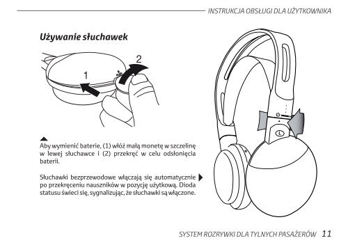 Toyota Rear Entertainment System - PZ462-00207-00 - Rear Entertainment System - Polish - mode d'emploi