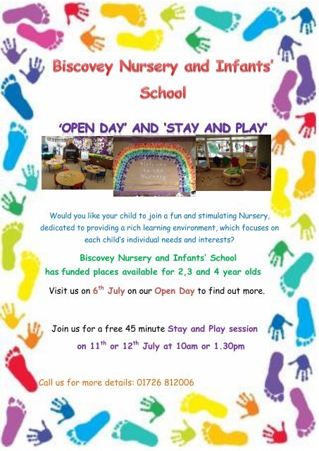 Open Day and Stay and Play