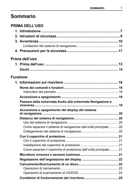 Toyota TNS410 - PZ420-E0333-IT - TNS410 - mode d'emploi