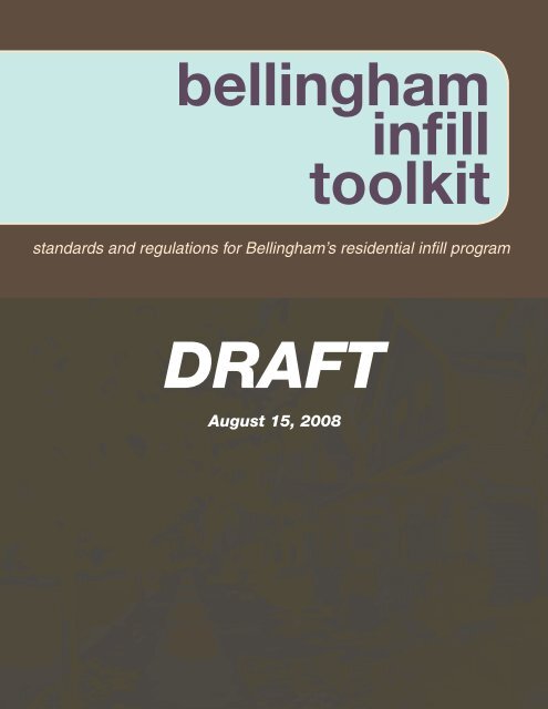 bellingham infill toolkit - City of Bellingham
