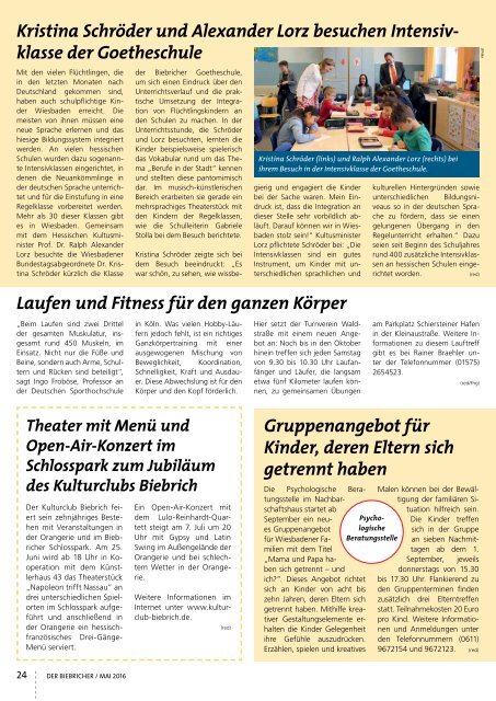 DER BIEBRICHER, Nr. 294, Mai 2016