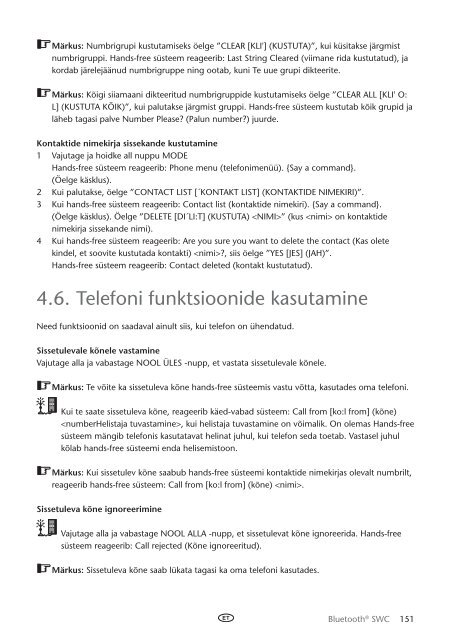 Toyota Bluetooth SWC English Russian Lithuanian Latvian Estonian - PZ420-00296-BE - Bluetooth SWC English Russian Lithuanian Latvian Estonian - mode d'emploi