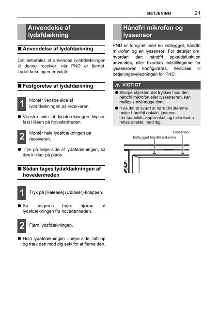 Toyota TNS410 - PZ420-E0333-DA - TNS410 - mode d'emploi