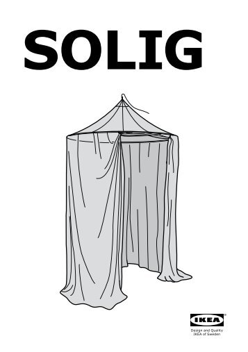 Ikea SOLIG zanzariera - 10148157 - Istruzioni di montaggio