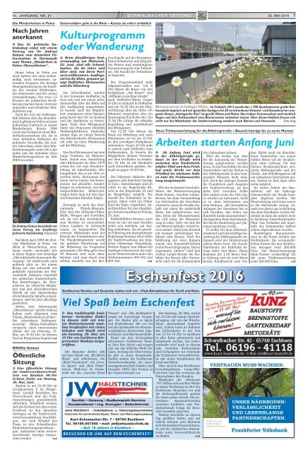 Schwalbacher Zeitung