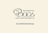 Dr. Barbara Boos Gesichtsbehandlung