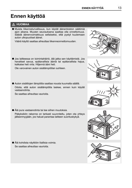 Toyota TNS410 - PZ420-E0333-FI - TNS410 - mode d'emploi