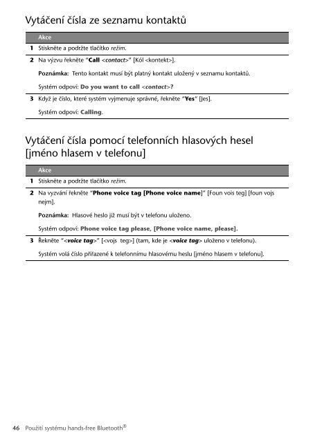 Toyota Bluetooth SWC English Czech Hungarian Polish - PZ420-00291-EE - Bluetooth SWC English Czech Hungarian Polish - mode d'emploi